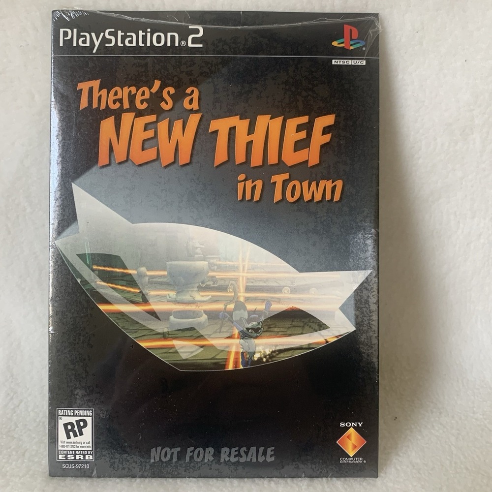 Sly Cooper And The Thievus Racoonus DEMO DISC (PS2) E3 Not For Resale - Sealed
